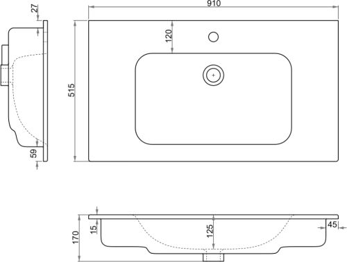 Раковина STWORKI 91 42091-KL в Грозном